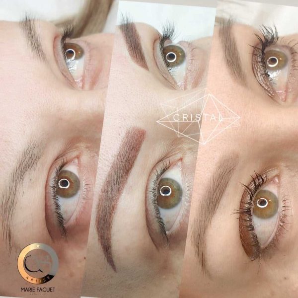 Cours privé sourcils poudrés